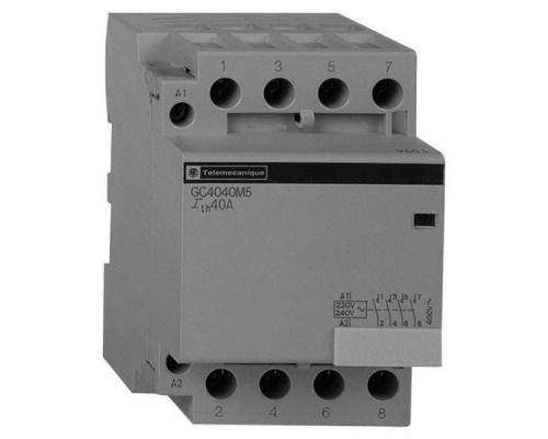 Контактор модульный 4п (4НЗ) 63А цепь управления 24В 50Гц SchE GC6304B5