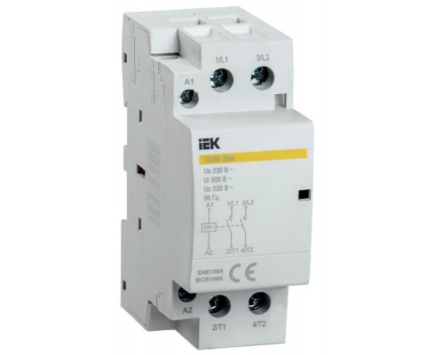 Контактор модульный КМ40-20М AC ИЭК MKK11-40-20