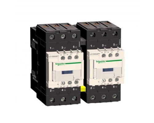 Контактор реверсивный 3п 65А EVERLINK AC3 440В катушка управления 230В AC 50/60Гц SchE LC2D65AP7