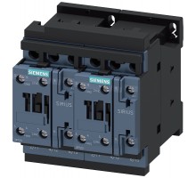 Контактор реверсивный 5.5кВт/400В AC220V 50Гц/240В 60Гц 3-POLE SZ S0 SCREW TERMINAL ELECTR. AND MECH. INTERLOCK 2NO INTEGR. REV. COMB. AC3 Siemens 3RA23248XB301AP6