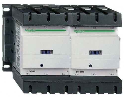 Контактор реверсивный D 3п/115А НО+НЗ 220В 50Гц зажим под винт SchE LC2D115M5