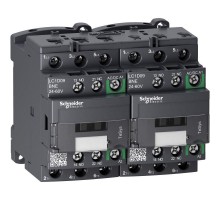 Контактор реверсивный D 3п AC3 440В 9А катушка управления 24-60В AC/DC зажим под винт SchE LC2D09BNE