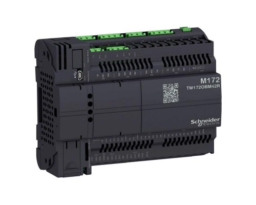 Контроллер M172 оптим. без дисплея 42 I/Os 2 RS485 изол. SchE TM172OBM42R