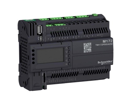 Контроллер M172 производит. дисплей 42 I/O Eth 2RS485 2SSR изол. SchE TM172PDG42SI