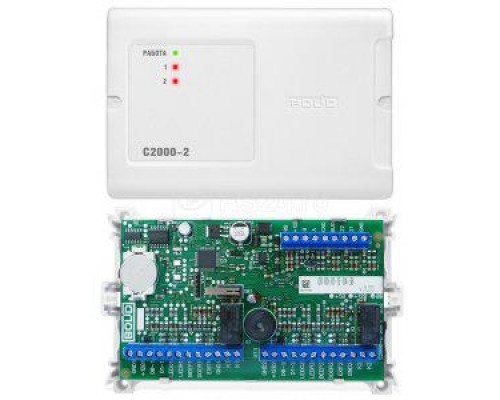 Контроллер доступа на 2 считывателя; интерфейс touch memory или Виганд С2000-2 Болид 004233