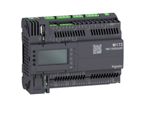 Контроллер логический програм. М172 дисплей 42 I/O Eth 2MB SchE TM172PDG42R
