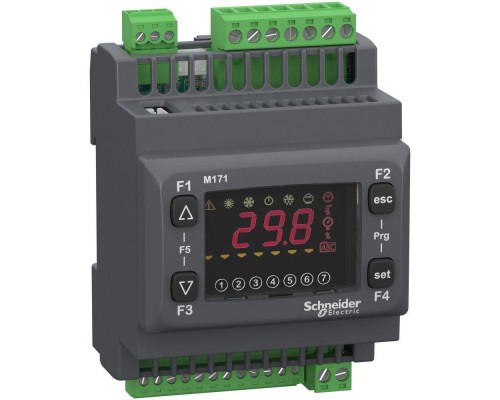 Контроллер программир. логический (ПЛК) Опт М171 дисплей 14 I/O Modbus ВAC SchE TM171ODM14R