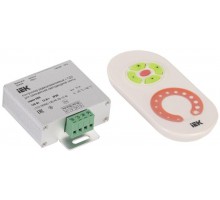 Контроллер с ПДУ радио MONO 1 канал 12В 10А 120Вт бел. ИЭК LSC1-MONO-120-RF-20-12-W