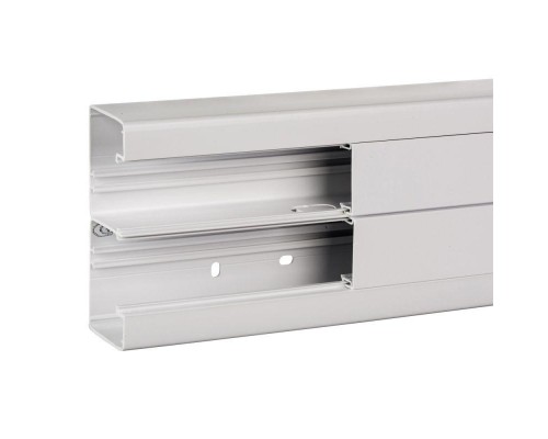 Короб 2-секц. 140х55мм с крышкой OL45 ПВХ (уп.2м) SchE ISM10300P