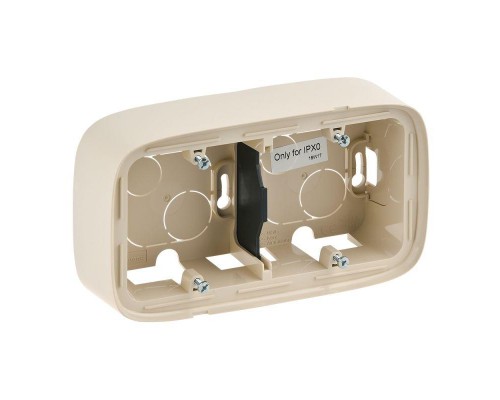 Коробка 2 поста для накладного монтажа Valena Allure сл. кость Leg 755562
