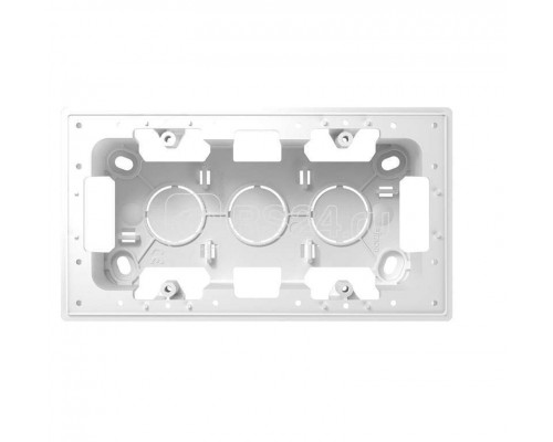 Коробка для накладного монтажа на 2 мод. Simon24 бел. 2400752-030