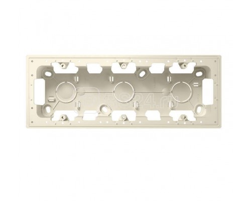 Коробка для накладного монтажа на 3 мод. Simon24 сл. кость 2400753-031