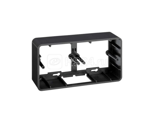 Коробка для наружн. монтажа на 2-мод. K45 графит Simon Connect R450-14