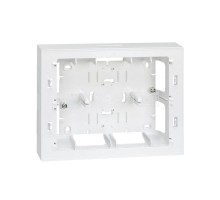 Коробка для наружн. монтажа накладки 250х193х53мм Simon27 27722-35 бел. 27866-65