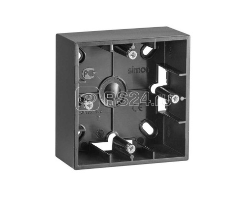 Коробка для наружного монтажа 1 пост графит Simon 1590751-038