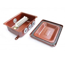 Коробка КМ 65-10 УХЛ1.5 IP65 без клеммника метал. заглушки ЗЭТАРУС zeta30325