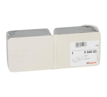 Коробка монтажная напол. 8(2х4)мод. метал. Leg 054003