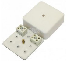 Коробка монтажная огнестойкая керамич. 7403-4 4 контакта до 6кв.мм IP41 75х75х28 МЕТА 245444