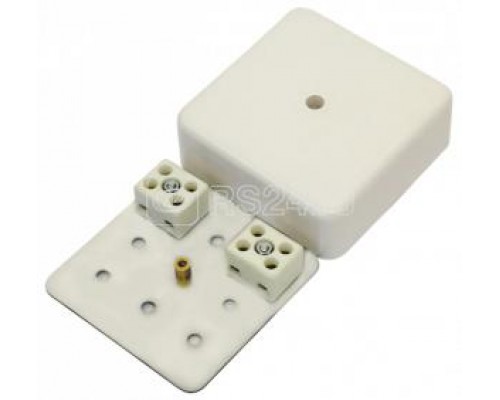 Коробка монтажная огнестойкая керамич. 7403-4 4 контакта до 6кв.мм IP41 75х75х28 МЕТА 245444