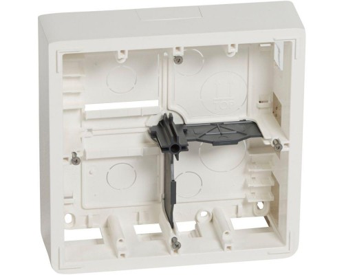 Коробка монтажная ОП Mosaic NEW 2х2х2мод. глубин. 50мм съемный вход 40х20мм Leg 080274