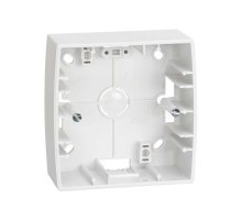 Коробка наружной установки 1-м 89х89х27мм Simon82 бел. 82750-30