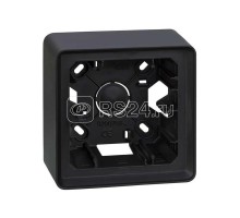 Коробка наружной установки на 1 пост графит Simon82 Detail 8200750-038