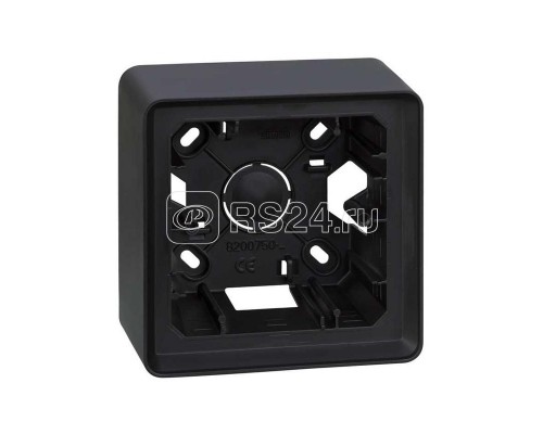 Коробка наружной установки на 1 пост графит Simon82 Detail 8200750-038