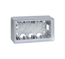 Коробка наружной установки на 2 поста алюм. Simon82 Detail 8200760-093