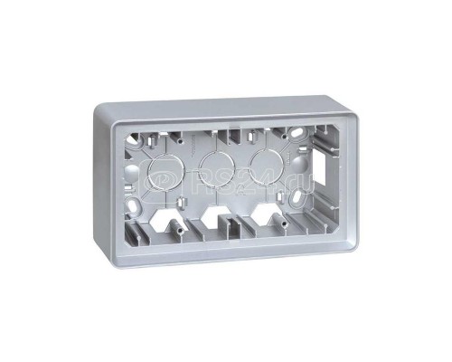 Коробка наружной установки на 2 поста алюм. Simon82 Detail 8200760-093