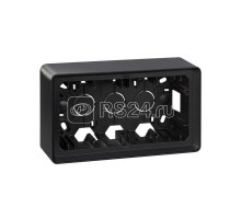 Коробка наружной установки на 2 поста графит Simon82 Detail 8200760-038