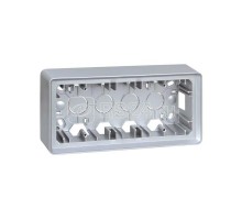 Коробка наружной установки на 3 поста алюм. Simon82 Detail 8200770-093