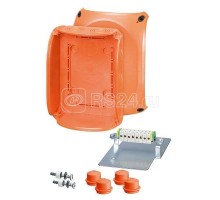 Коробка огнестойкая Е30 и Е90 IP65/66 155х210х92 4 EDKF25 (IP65). 5-п. кл. 1.5-2.5кв.мм FK 1608 HENSEL 62000186