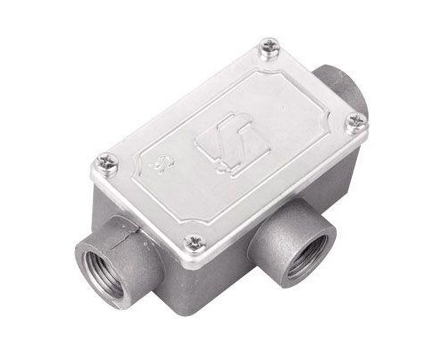 Коробка ответвительная 118х67х42мм 3 ввода М16х1.5 IP55 алюм. DKC 6330-16A