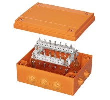 Коробка пластиковая FS с кабельными вводами и клеммниками IP55 240х190х90мм 40р 450V 6A 4кв.мм DKC FSB414004