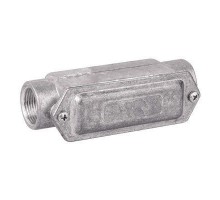 Коробка протяжная алюм. 2 ввода 180град. М50х1.5 IP55 171х62х71мм DKC 6030-50