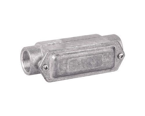 Коробка протяжная алюм. 2 ввода 180град. М50х1.5 IP55 171х62х71мм DKC 6030-50