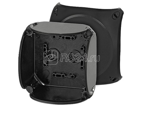 Коробка пустая 83х83х55 PC IP66 без клемм EB 04 B черн. HENSEL 62000244