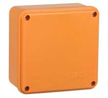 Коробка распаячная огнестойкая ПС 100х100х50 6P 4кв.мм IP44 гладкие стенки ИЭК UKF20-100-100-050-6-4-09