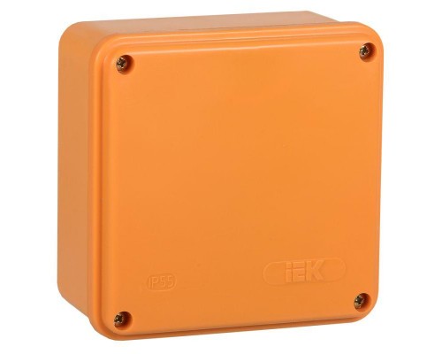 Коробка распаячная огнестойкая ПС 100х100х50 6P 6кв.мм IP44 гладкие стенки ИЭК UKF20-100-100-050-6-6-09