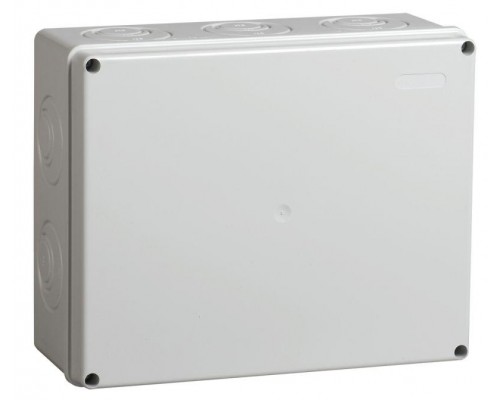 Коробка распаячная ОП 240х195х90 IP44 КМ41271 RAL7035 ИЭК UKO10-240-195-090-K41-44