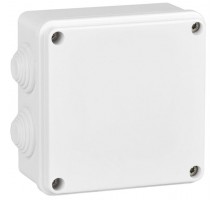 Коробка распаячная ОП КМ 100х100х50мм бел. ИЭК UKO10-100-050-100-K01-E