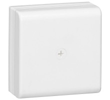 Коробка распределительная 110х110х50мм для мини-плинтусов DLPlus бел. Leg 030326