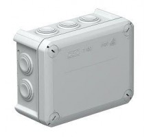Коробка распределительная 150х116х67мм IP66 T 100 10х25 свет. сер. OBO 2007077