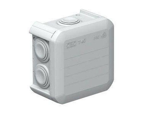 Коробка распределительная 90х90х52мм IP55 7х25 свет. сер. OBO 2007045