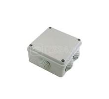 Коробка распределительная ОП 100х100х50мм IP55 крышка на винтах сер. ГУСИ С3В106 Евро