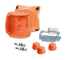 Коробка распределительная ОП 104х104х70мм IP65/66 с клемм. FK0402 HENSEL 62000180