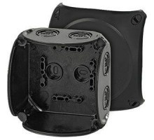 Коробка распределительная ОП 104х104х70мм IP66/67 KF 0400 B черн. HENSEL 62000046