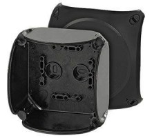 Коробка распределительная ОП 104х104х70мм IP66/67 черн. KF 0400 C HENSEL 62000084