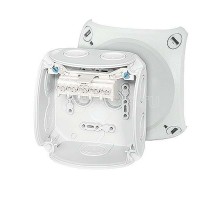 Коробка распределительная ОП 104х104х70мм PP IP66 DK 0402 G клеммы 0.75-4кв.мм 7+1 мемб. ввод. 5п сер. HENSEL 62000003