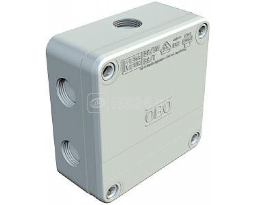 Коробка распределительная ОП 110х110х50мм IP67 B 9T 5 OBO 2001802